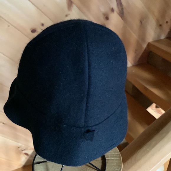 Mr. Carefree black fur felt bucket hat Made in England Large - Picture 5 of 11